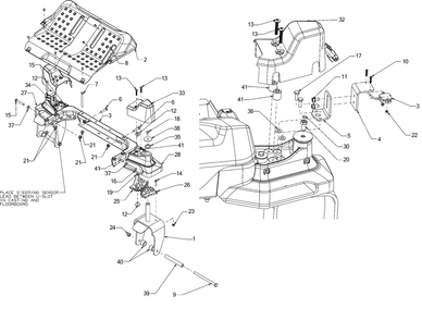 Part Location Diagram of 719-04752 Cub Cadet Pivot Axle, Lh